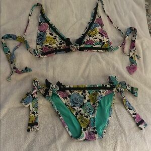 Betsey Johnson Floral Bikini - Multicolor